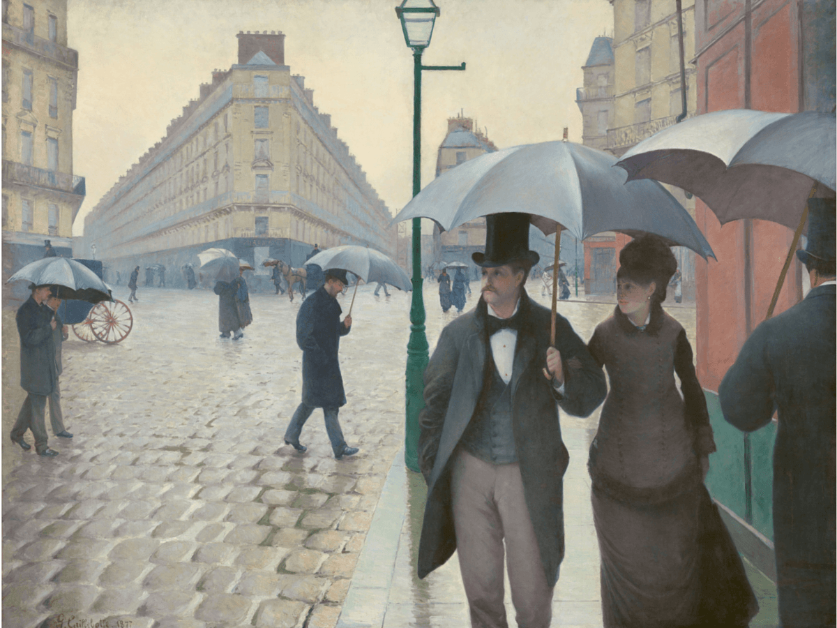 Paris Street Rainy Day by Gustave Caillebotte