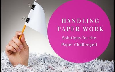 Organizing Paperwork – 4 Solutions for the Paper Challenged