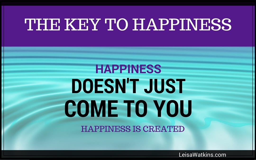 The Key to Happiness {Life Lesson}